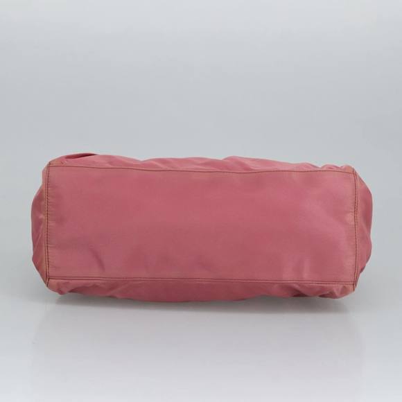 PRADA Hand Bag Nylon 2way Pink Gold Auth 100093 - Picture 9 of 16